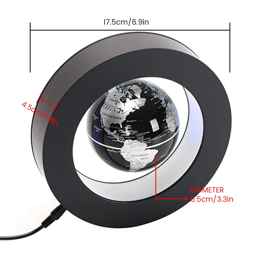 Floating Magnetic Levitation Globe Light