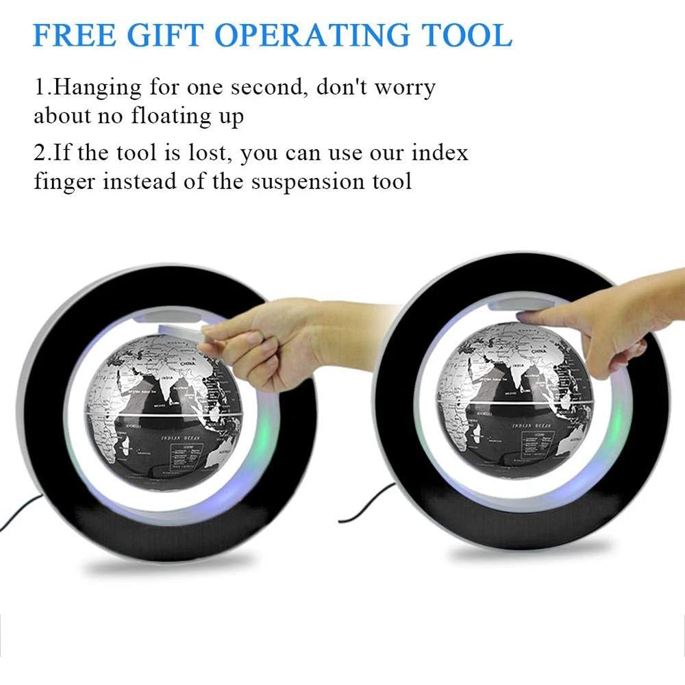 Floating Magnetic Levitation Globe Light