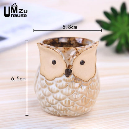 Mini Owl Flower Pot