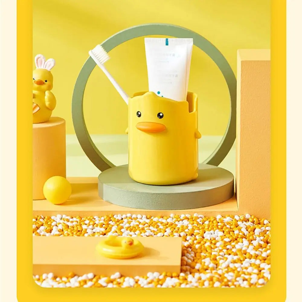 Cartoon Little Yellow Duck Pen Holder