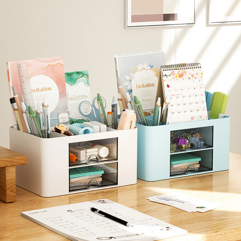 Multi Functional Desk Storage Box