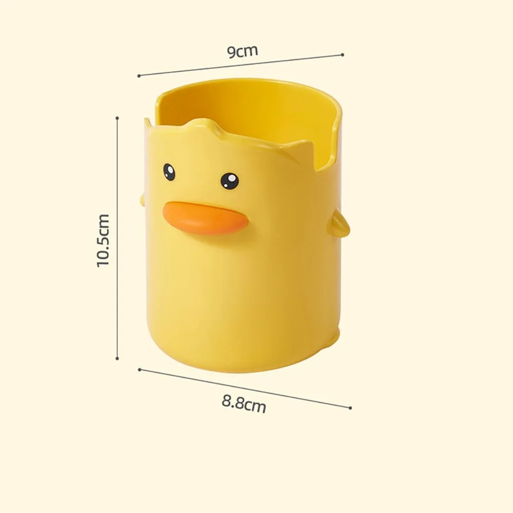 Cartoon Little Yellow Duck Pen Holder