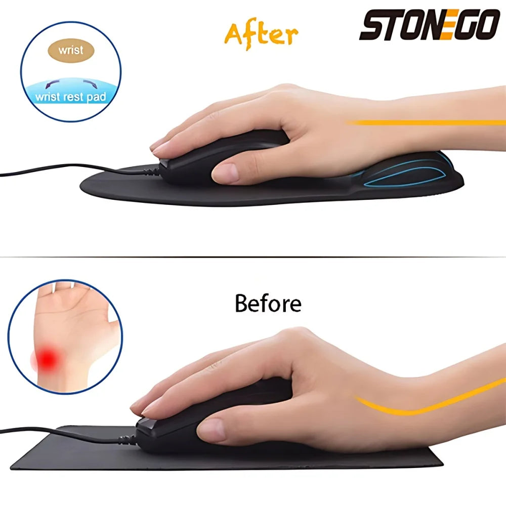 STONEGO Mouse Pad With Wrist Support